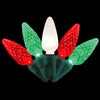 Celebrations LED Red/Green/Pure White String Christmas Light Bulbs (Pack of 12)