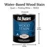 Old Masters Semi-Transparent Pickling White Water-Based Latex Wood Stain 1 qt. (Pack of 4)