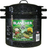 Columbian Home Graniteware Ceramic Over Steel Blancher 7.3 qt. Black (Pack of 4)