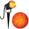 Gemmy Fire and Ice Spot Light Lighted Halloween Lights 3 in. W 1 pk