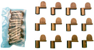 Prime-Line Painted Bronze Metal/Plastic Screen Clip For 7/16 inch 12 pk