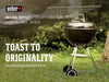 Weber 18" Original Kettle Charcoal Grill, Black, Porcelain-Enamel Lid, Rust-Resistant, Easy Clean