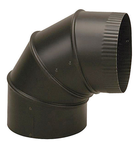Imperial Manufacturing Group Bm0016 8 Black 90° Adjustable Stovepipe Elbow  (Pack Of 4)