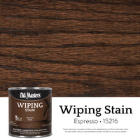 Old Masters Semi-Transparent Espresso Oil-Based Wiping Stain 0.5 Pt.