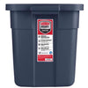 Rubbermaid Roughneck 18 gal Navy Storage Box 16.375 in. H X 15.875 in. W X 23.875 in. D Stackable (Pack of 6)