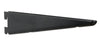 Knape & Vogt 182 Black Steel Double Slot Bracket 16 Ga. 10.5 in. L 450 lb (Pack of 10)
