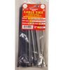 Tool City  8 in. L Camo Assortment  Cable Tie  100 pk