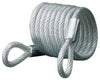 6-Ft. Self-Coiling 6mm Coated Padlock Cable (A)