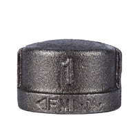 Bk Products 1 In. Fpt  Black Malleable Iron Cap