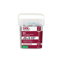 GRK Fasteners No. 10 X 3-1/2 in. L Star Climatek W-Cut Multi-Purpose Screws 300 pk