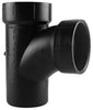 Charlotte Pipe 2 in. Hub X 2 in. D Hub ABS Sanitary Street Tee
