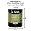 Old Masters Ascend Semi-Gloss Clear Water-Based Finish 1 qt (Pack of 4)