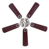Westinghouse Richboro SE 42 in. Brushed Nickel Brown LED Indoor Ceiling Fan