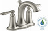 Kohler Brushed Nickel Centerset Bathroom Sink Faucet 4 in.