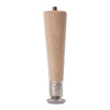 Waddell Natural Solid Hardwood Unfinished Round Tapered Style Table Leg 5-1/2 H x 1-1/2 Dia. in. - Deal of The Week