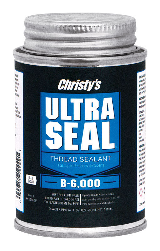 T-Christy Ultra Seal Blue Thread Sealant for CPVC/PVC 4 oz.