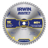Irwin Marathon 10 in. D X 5/8 in. Carbide Miter and Table Saw Blade 60 teeth 1 pk