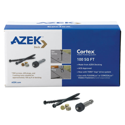 AZEK Torx TTAP Drive Star Head Coarse Thread Acacia Metal Self Tapping Deck Screws 2-3/4 L in.