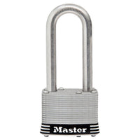 Master Lock 4-3/8 in. H X 2 in. W Laminated Steel 4-Pin Tumbler Weather-Resistant Padlock
