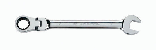 GearWrench 7/16 in. 12 Point SAE Flex Head Combination Wrench 6.5 in. L 1 pc