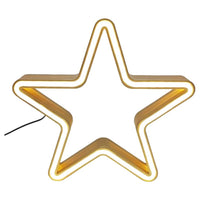 Celebrations LED Warm White Star Table Decor 9 in. (Pack of 5)