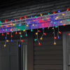 Celebrations Gold LED Mini Multicolored 100 ct Icicle Christmas Lights 6 ft.