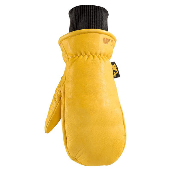 Wells Lamont Hyrahyde Men's Indoor/Outdoor Work Mittens Black/Yellow L 1 pair - Deal of The Week