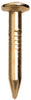 Hillman 1 in. L Bendless Brass-Plated Steel Nail Smooth Shank Oval (Pack of 12)