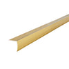 M-D BUILDING PRODUCTS 1.125 in. H X 1.125 in. W X 72 in. L Satin Brass Aluminum Stair Edge