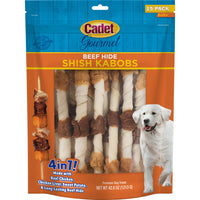 Cadet Gourmet Beef Hide Shish Kabobs 4 In 1