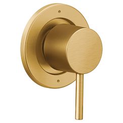 Embellecedor de válvula de transferencia en oro cepillado