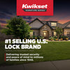 Kwikset SmartKey Juno Satin Nickel Deadbolt and Entry Door Knob KW1 1-3/4 in.