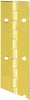 National Hardware 48 in. L Brass-Plated Continuous Hinge 1 pk