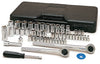 Performance Tool 1/4, 3/8 and 1/2 in. drive Metric and SAE Socket Set 52 pc
