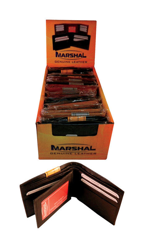 Diamond Visions Marshal Folded Wallet Leather 1 pk (Pack of 12)