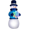 Gemmy Airblown LED Lightshow Rainbow Wave Snowman 12 ft. Inflatable