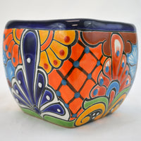 Avera Products Talavera 5 in. H X 5 in. D Ceramic Bubble Planter Multicolored (Pack of 4).