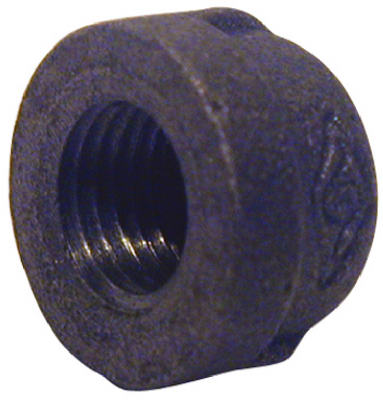 BK Products 1/2 in. MPT Black Malleable Iron Cap (Pack of 5)