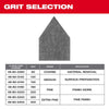 Milwaukee M12 3.75 in. L X 3.625 in. W Aluminum Oxide Assorted Grit Sanding Sheet