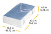 Whitmor Clear/White Underbed Storage Bag