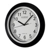 La Crosse Technology 12 in. L X 1 in. W Indoor Casual Analog Atomic Wall Clock Glass/Plastic Black/S - Open Box