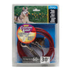 PDQ Red Tie-Out with Spring Vinyl Coated Cable Dog Tie Out Large