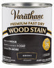Varathane Premium Semi-Transparent Ebony Oil-Based Urethane Modified Alkyd Fast Dry Wood Stain 1 qt