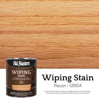 Old Masters Semi-Transparent Pecan Oil-Based Wiping Stain 1 qt. (Pack of 4)