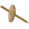 Hillman AnchorWire Brass-Plated One Piece Quick Hanger 20 lb. 5 pk (Pack of 10)