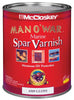 McCloskey Man O' War Gloss Clear Marine Spar Varnish 1 qt. (Pack of 4)