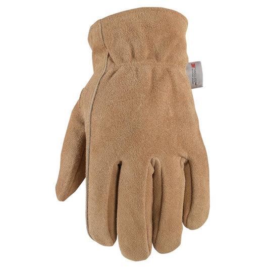 Wells Lamont XL Suede Cowhide Brown Gloves (Pack of 3).
