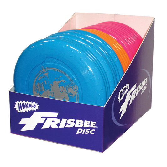 Wham-O Assorted Colors Plastic Frisbee Disc for Recommended Age 5+ Years (Pack of 24)