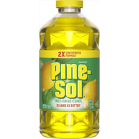 Pine-Sol Lemon Scent Concentrated All Purpose Cleaner Liquid 80 fl. oz. (Pack of 6)