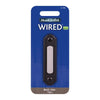 Heath Zenith Satin White Metal/Plastic Wired Pushbutton Doorbell